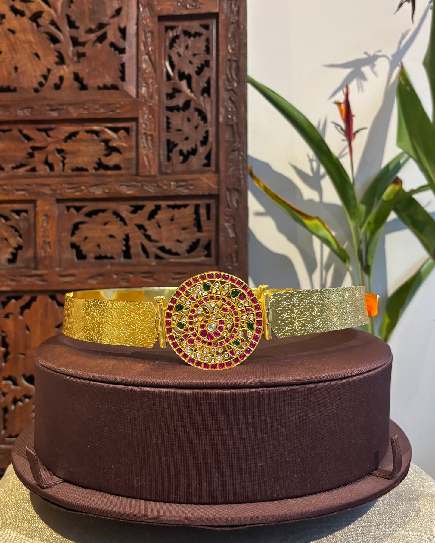 2-in-1 Reversible Peacock Pendant Hipbelt | WB002