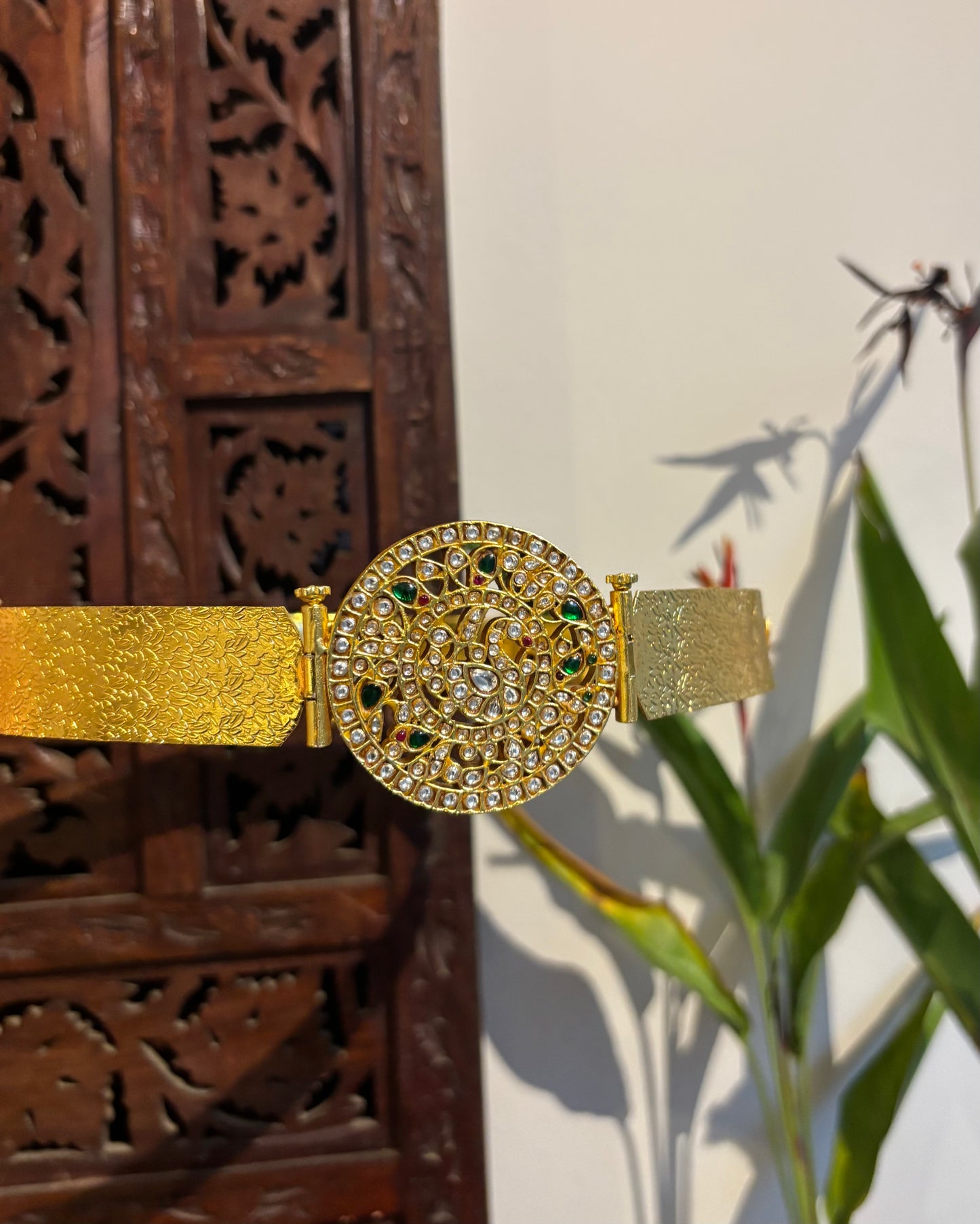 2-in-1 Reversible Peacock Pendant Hipbelt | WB002