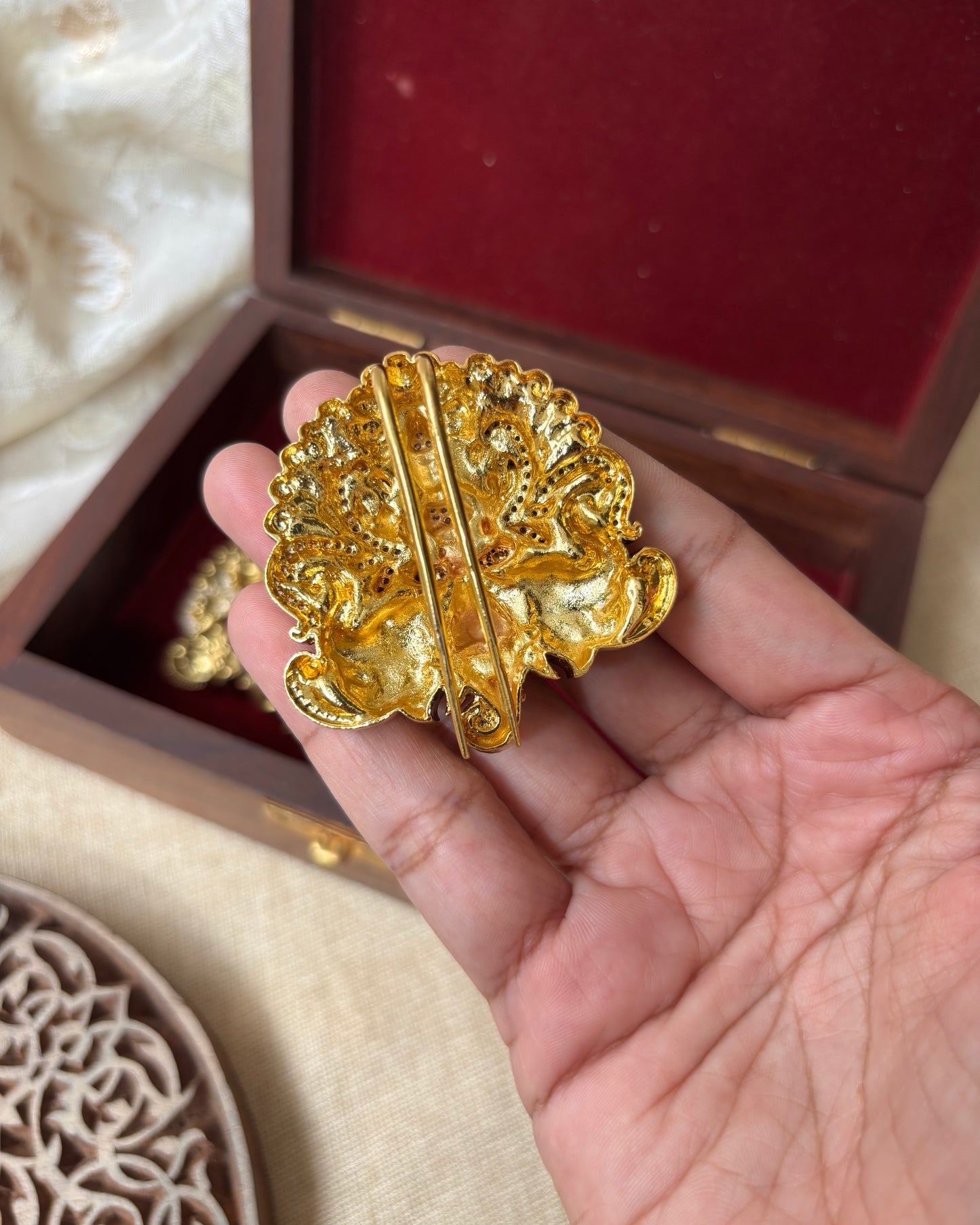 Antique Lakshmi Hair Pin | HA129