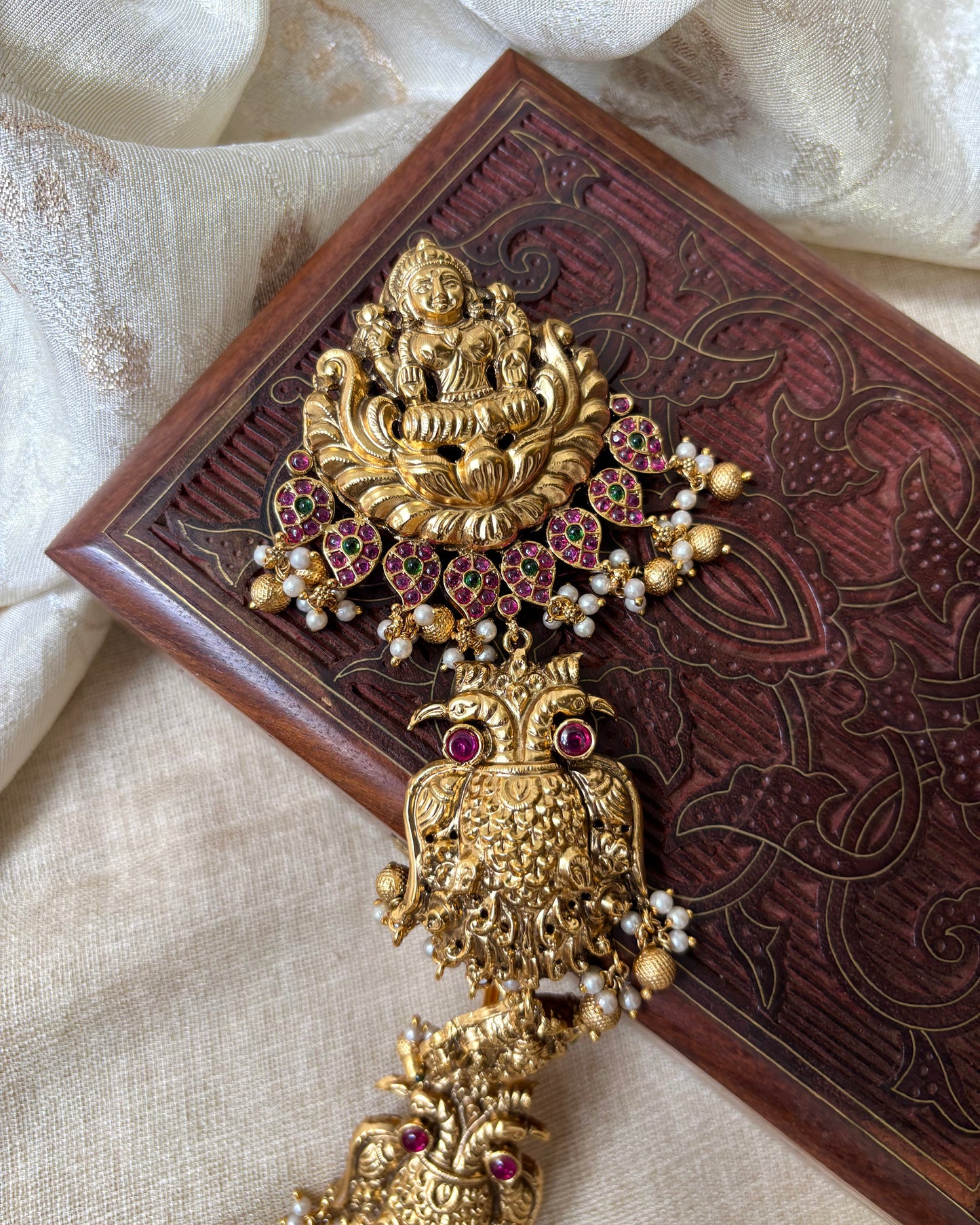 Lakshmi Garudaperulu Hair Braid Accessory – Floral Elegance in Every Strand | HA132
