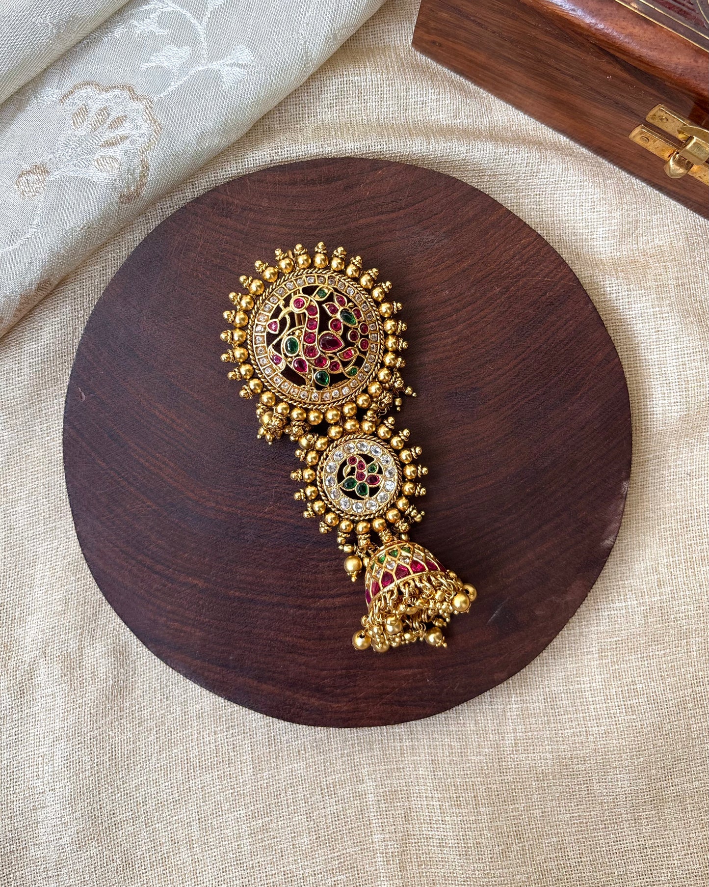 Antique Kemp Peacock Hair Accessory | HA136