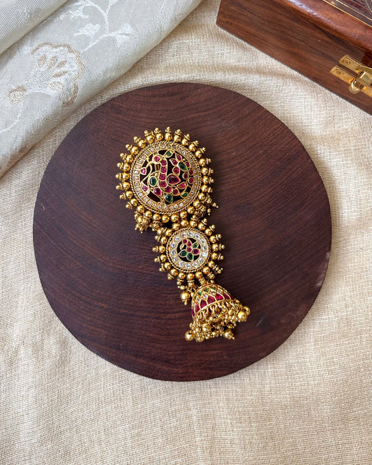 Antique Kemp Peacock Hair Accessory | HA136
