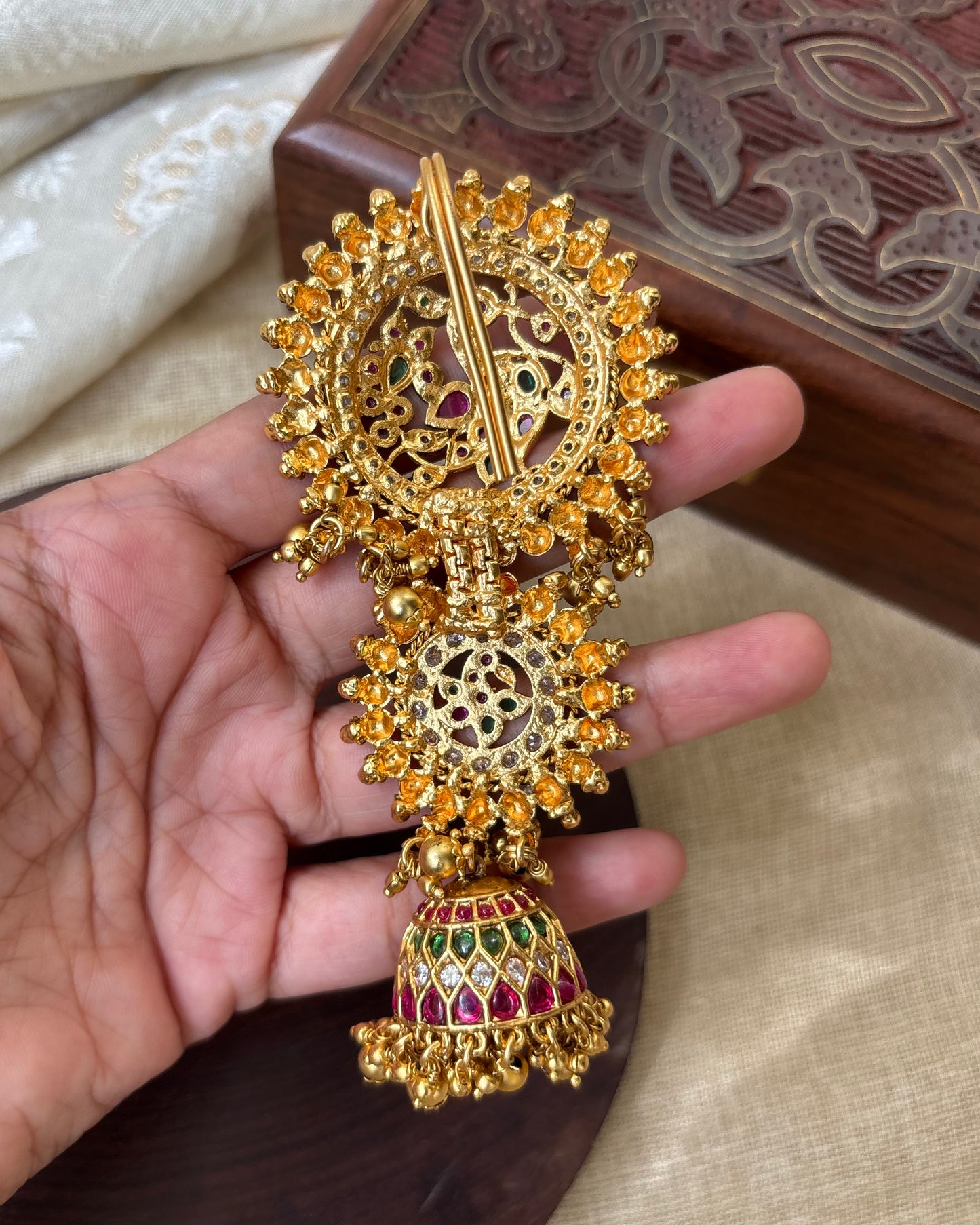 Antique Kemp Peacock Hair Accessory | HA136