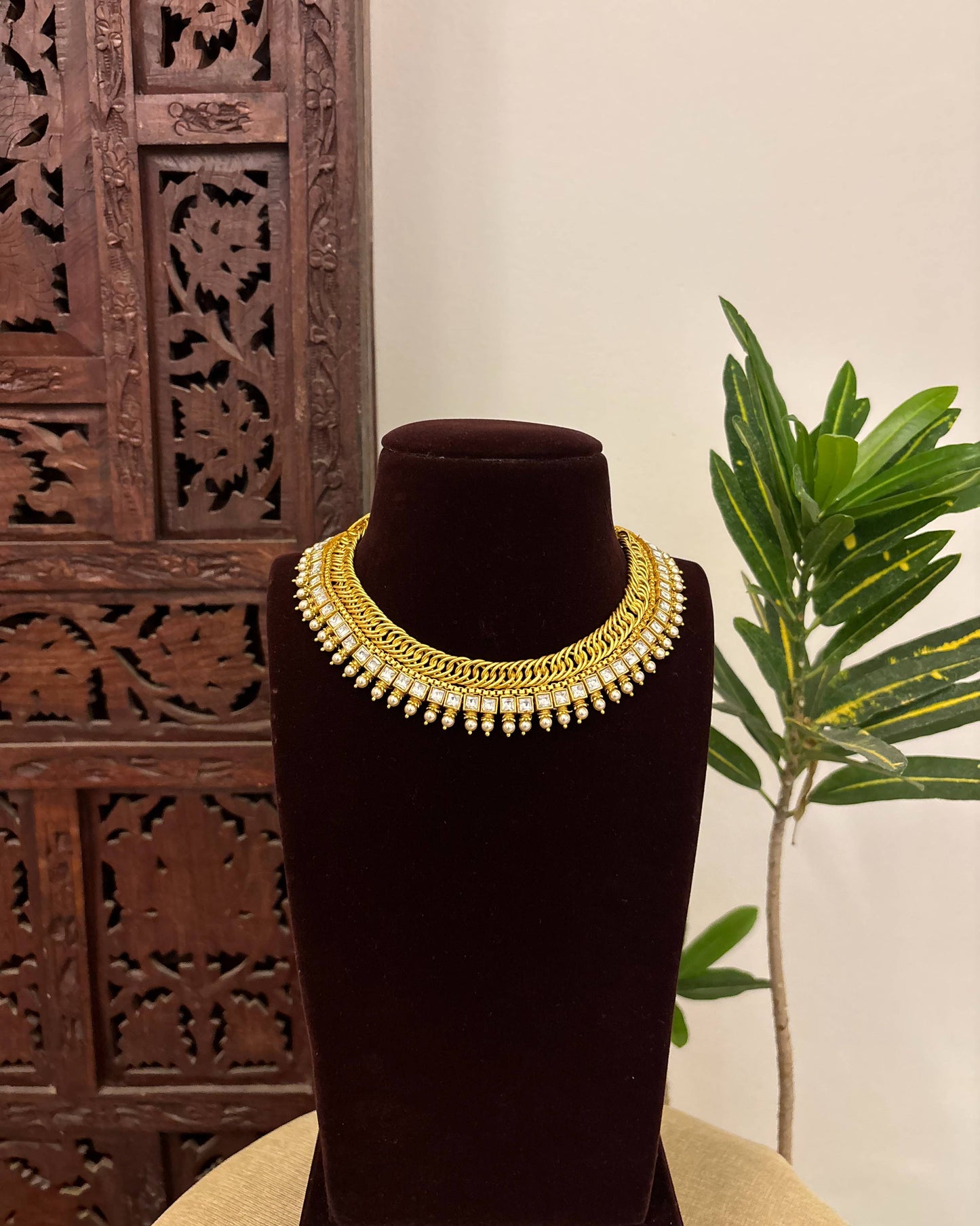Minimalist Pearl Necklace | Contemporary Ethnic Wear | NC659