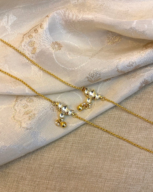 Minimal Lotus Anklets | AN008