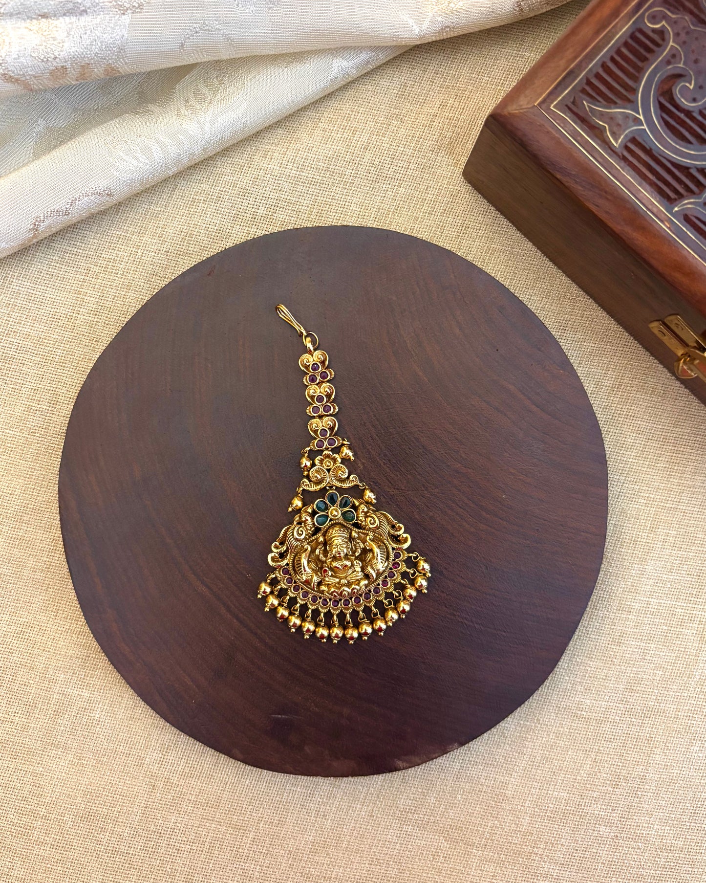 Antique Lakshmi Maang Tikka | MT100
