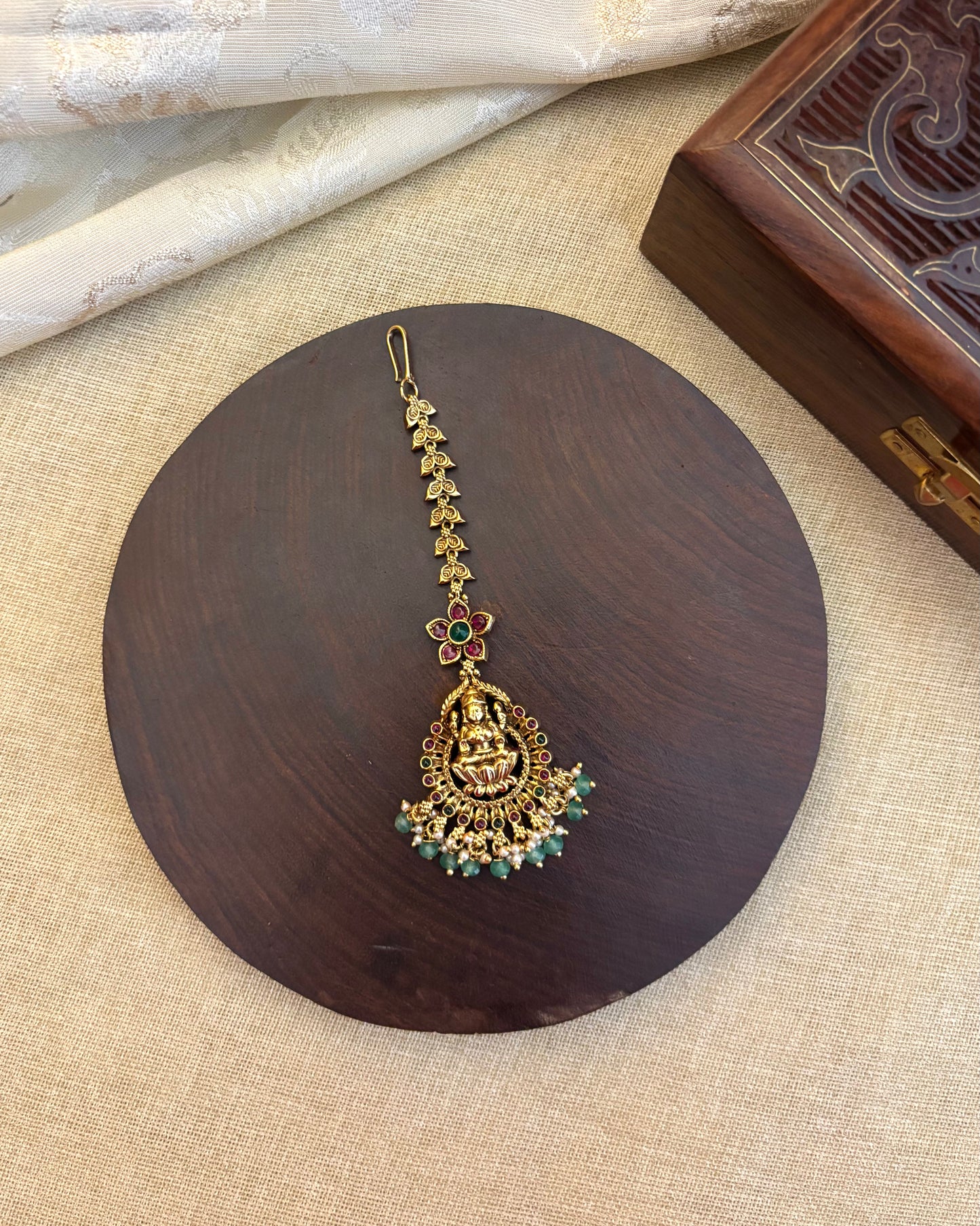 Antique Lakshmi Maang Tikka | MT102