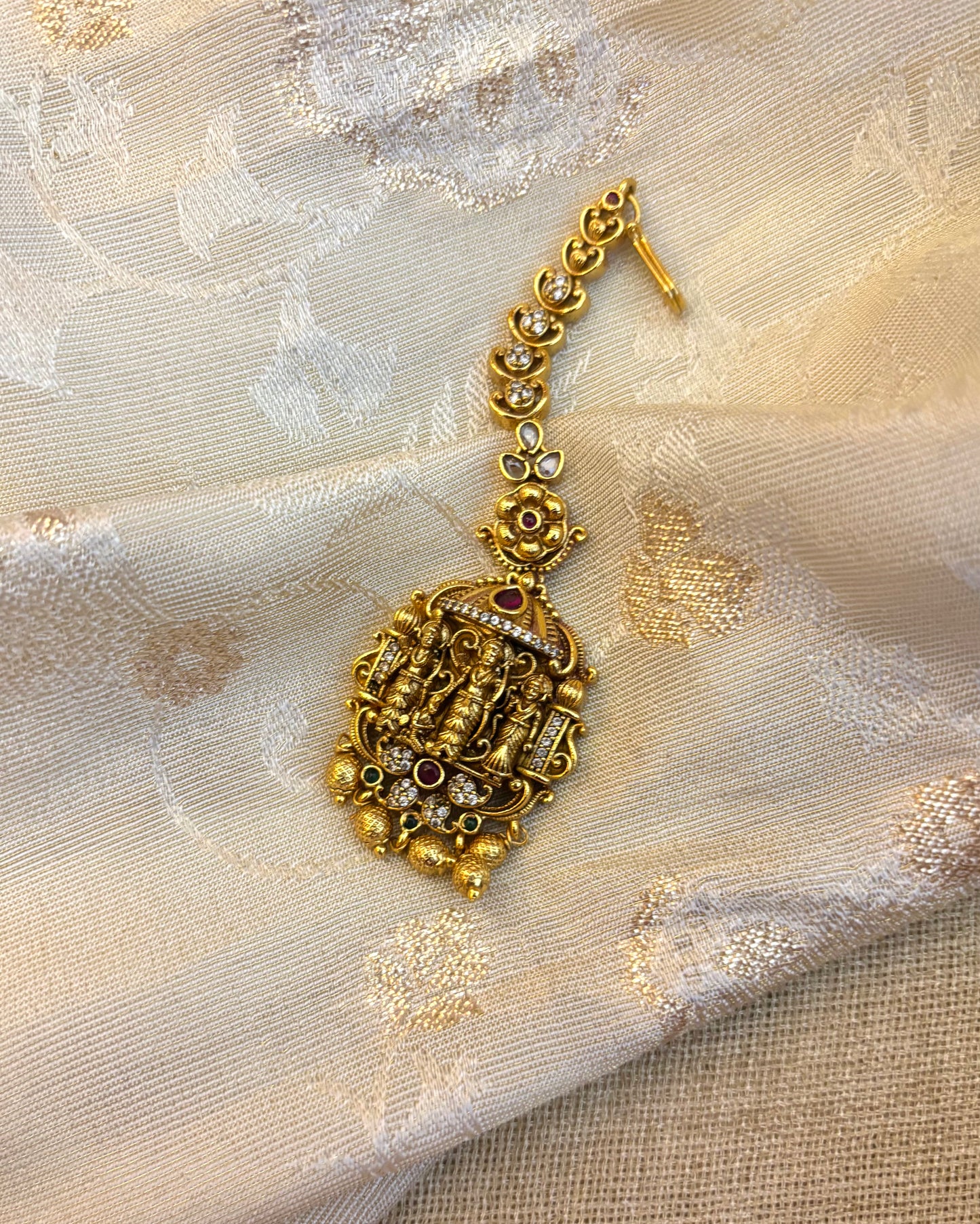 Antique AD Maang Tikka | MT104