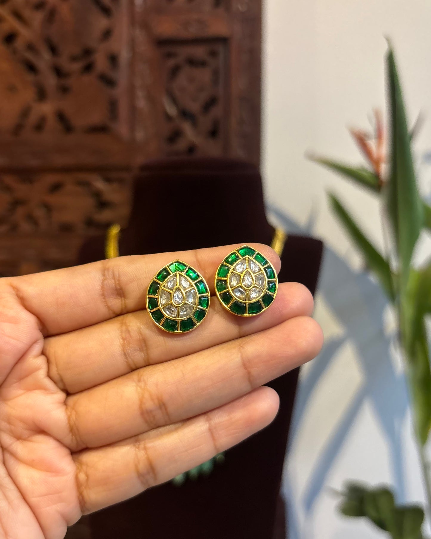 Bloom and Birds Necklace with Matching Earrings | NC253