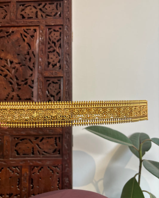 Antique Floral Hipbelt   – Traditional Bridal Vaddanam | WB012