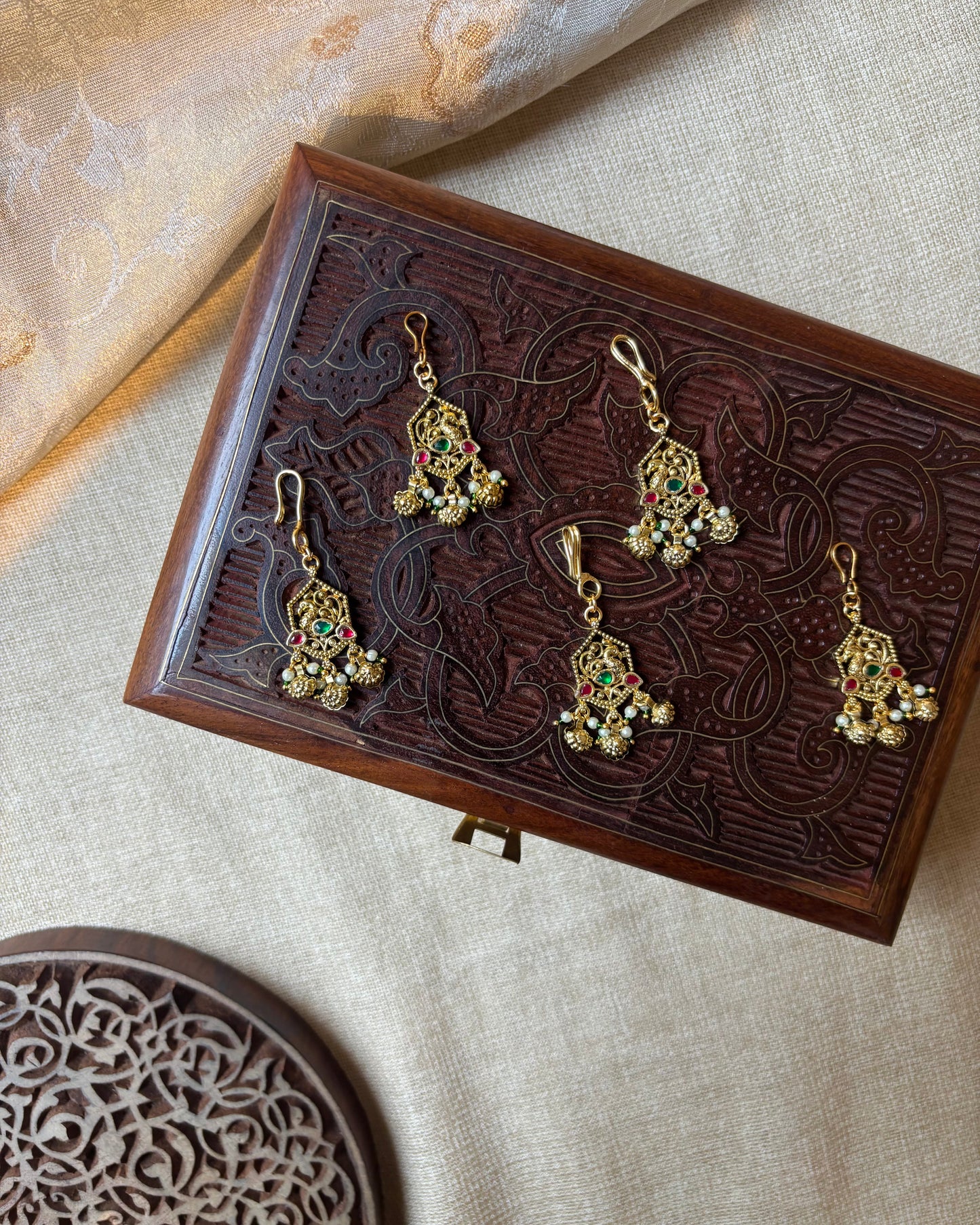 Artisanal Hair Pin Collection – Set of 5 | HA212