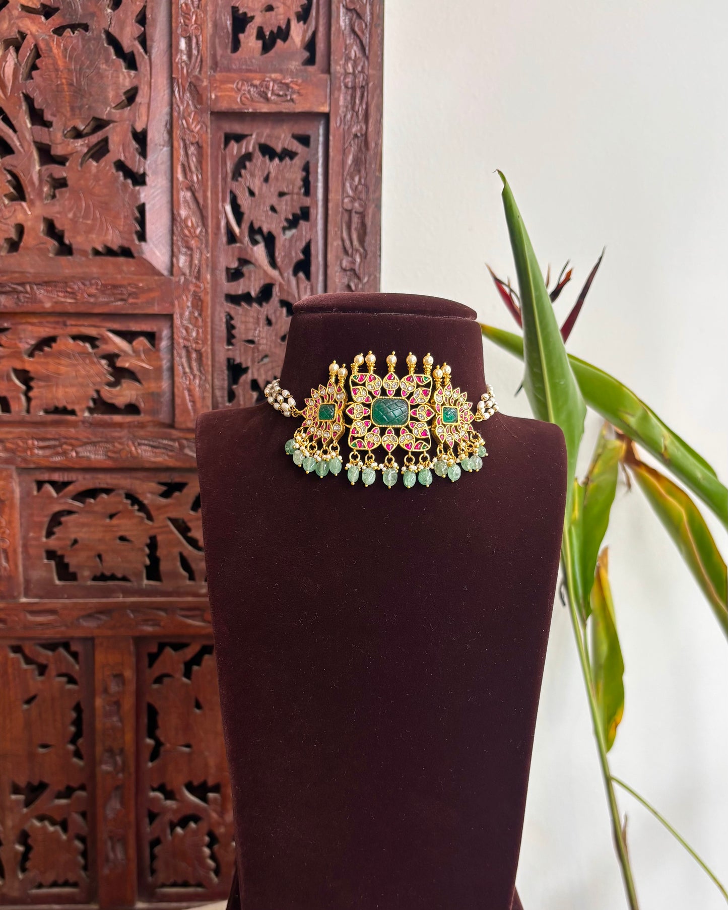 Jadau Kundan Floral Choker | NC224