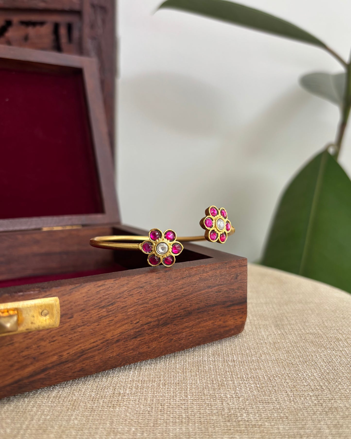 Minimal Jadau Kundan Bracelets | BA041