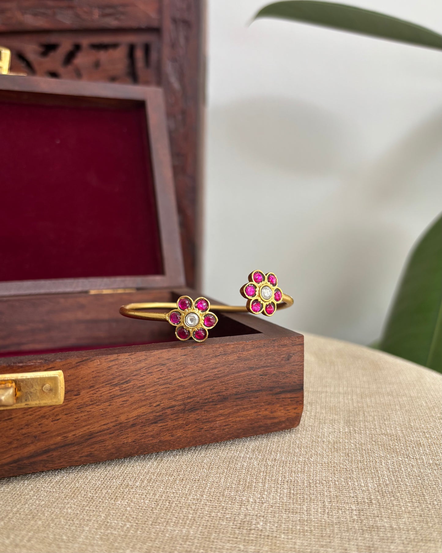 Minimal Jadau Kundan Bracelets | BA041