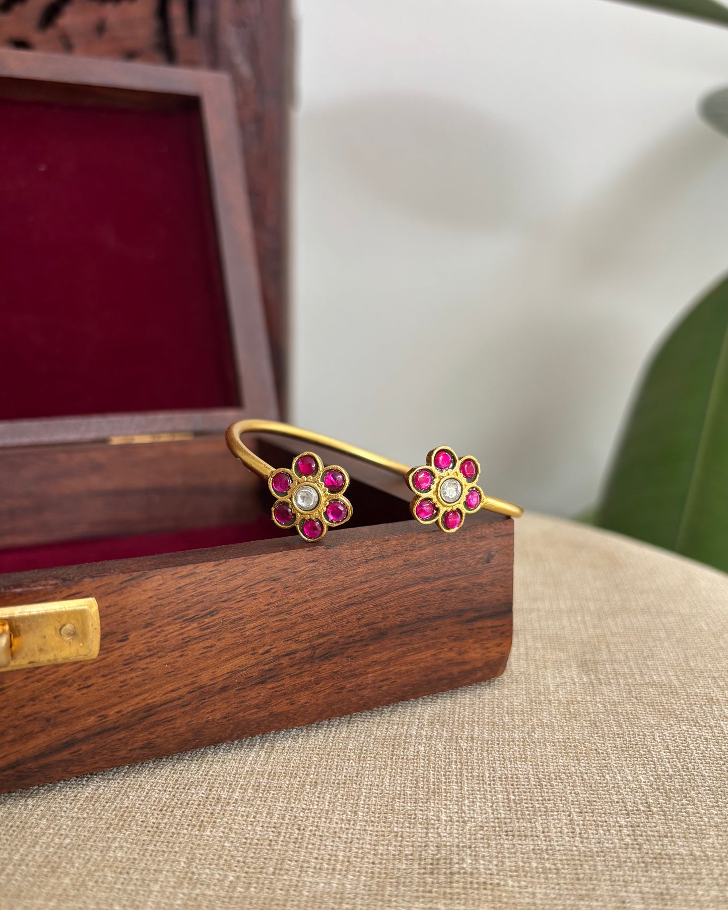 Minimal Jadau Kundan Bracelets | BA041