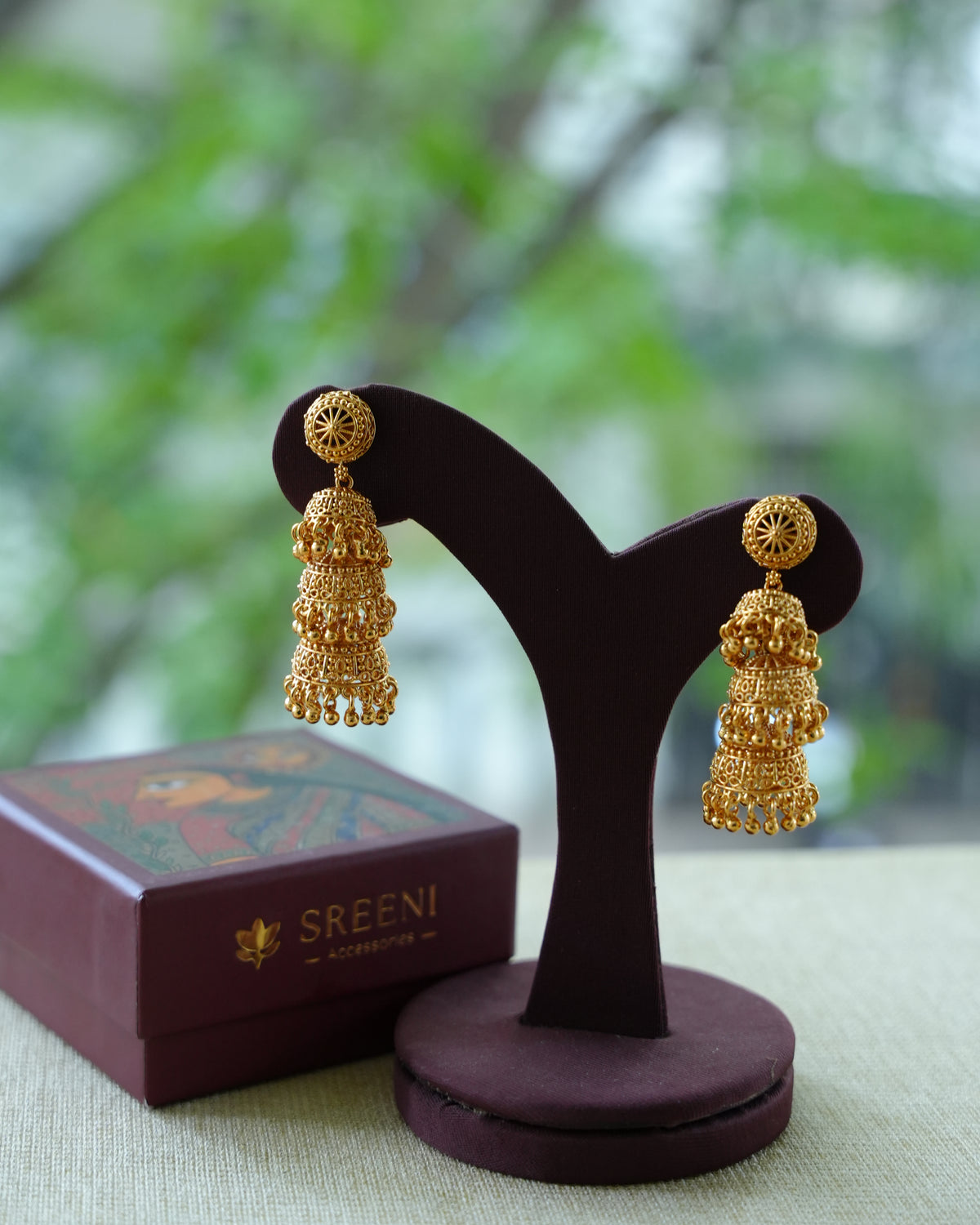 Antique Layered Jhumkas
