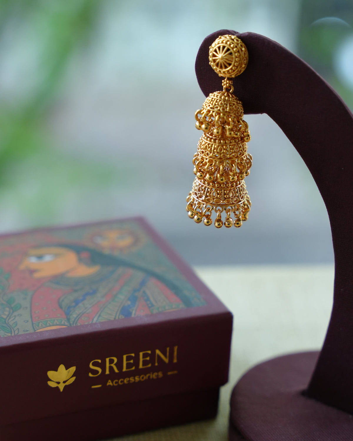 Antique Layered Jhumkas