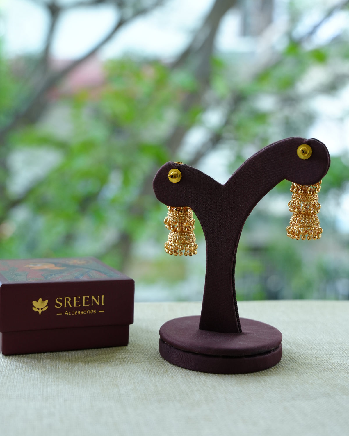 Antique Layered Jhumkas