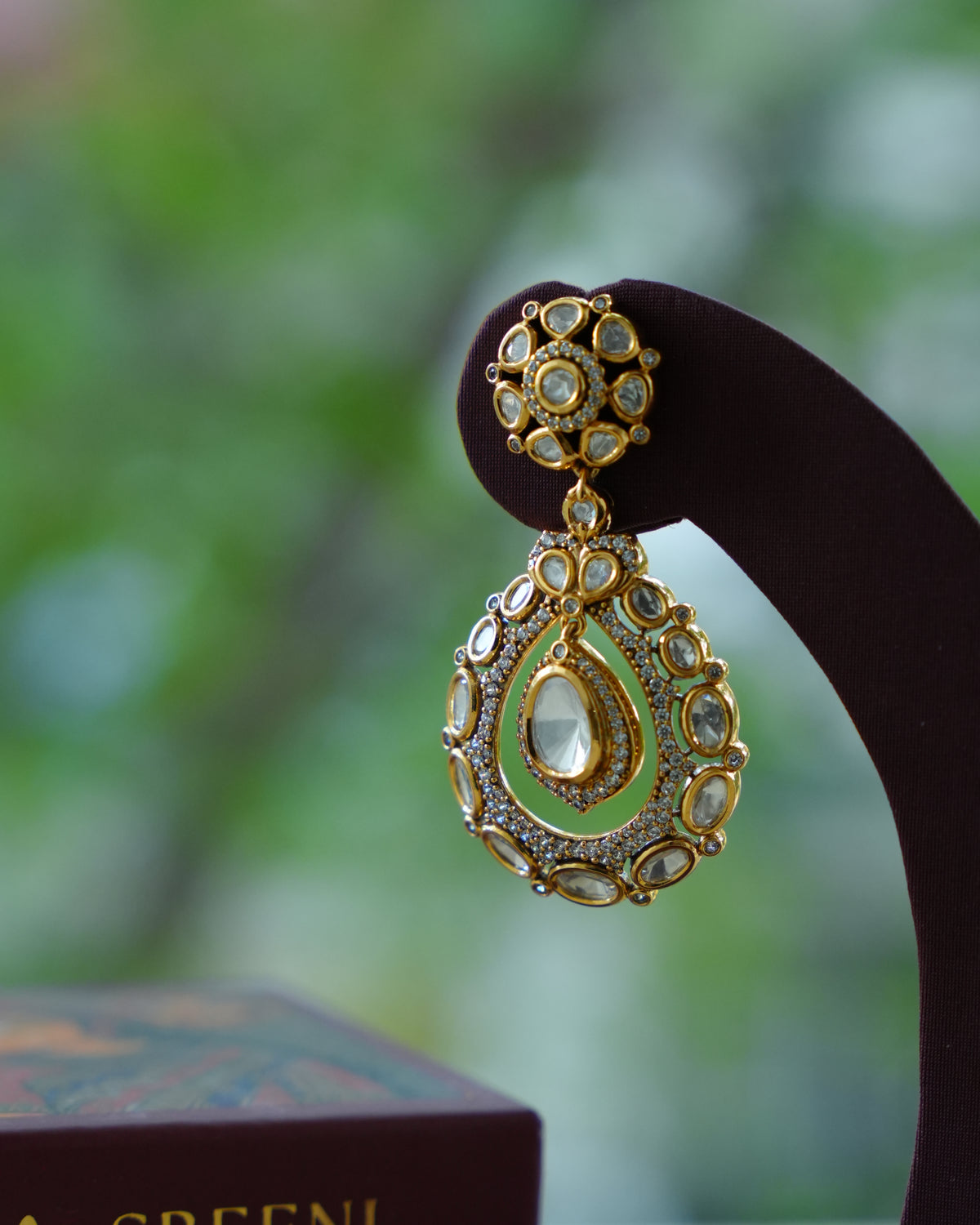 Kundan Teardrop Earrings