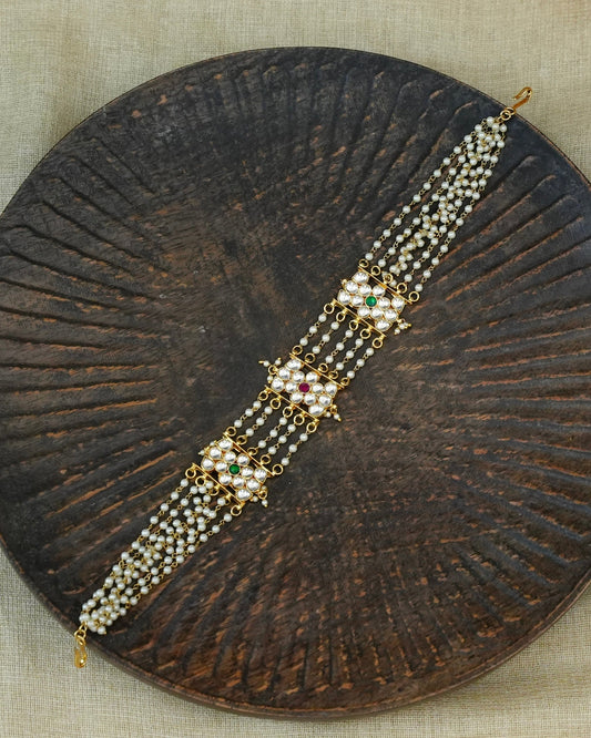Kundan & Pearl Layered Sheeshphool