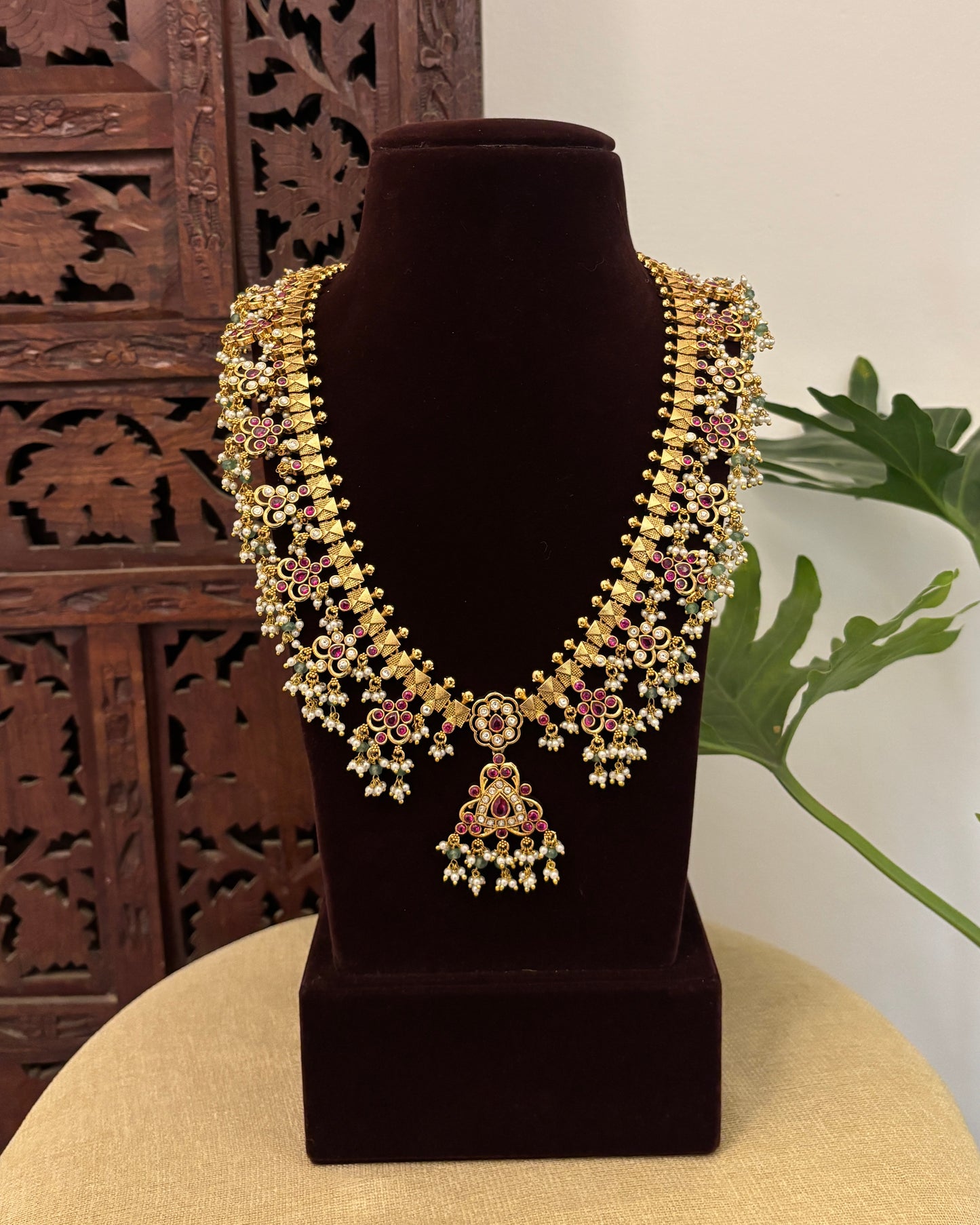 NC675 - Bridal Jadau Kundan Necklace 2