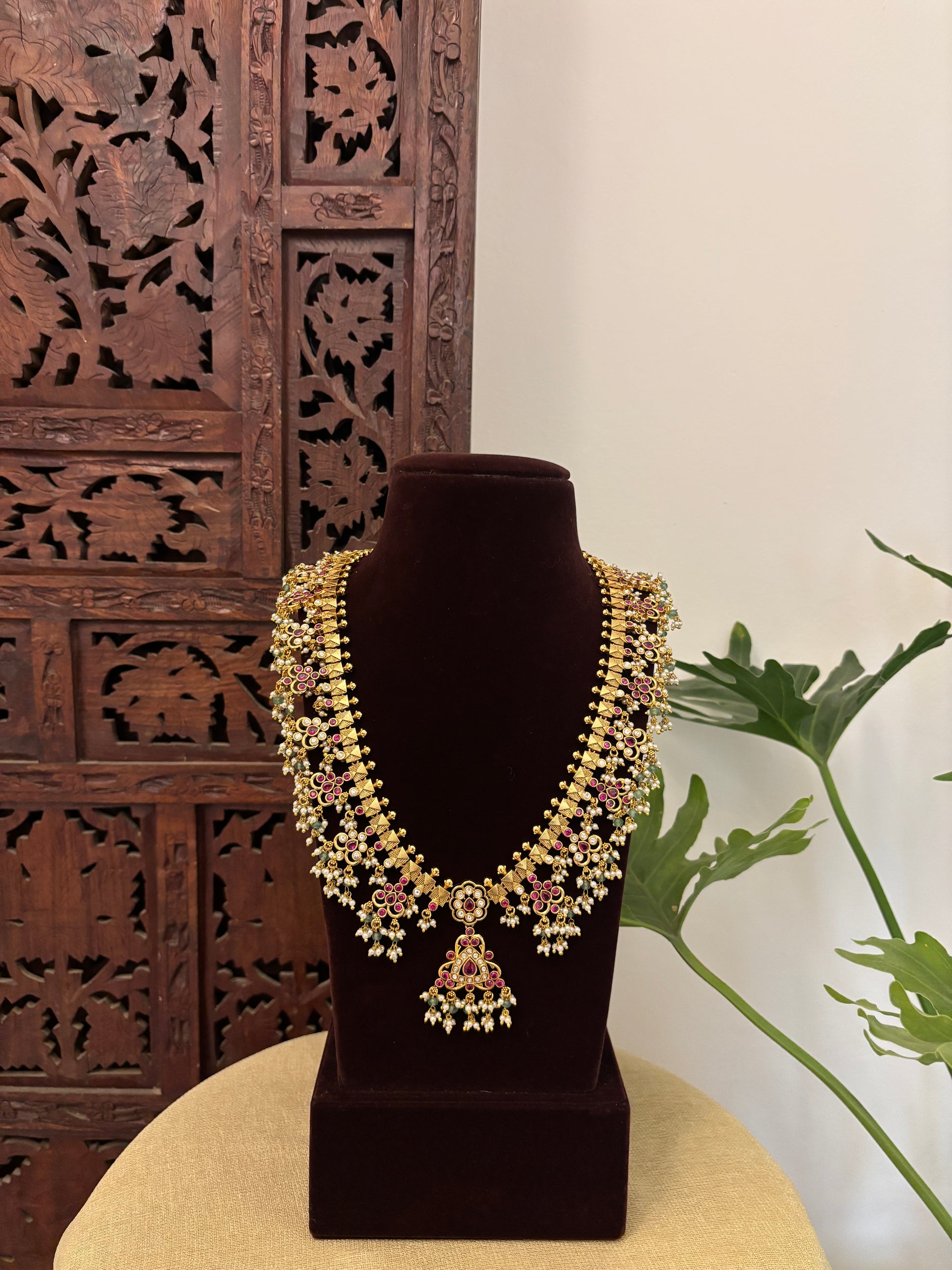NC675 - Bridal Jadau Kundan Necklace 3