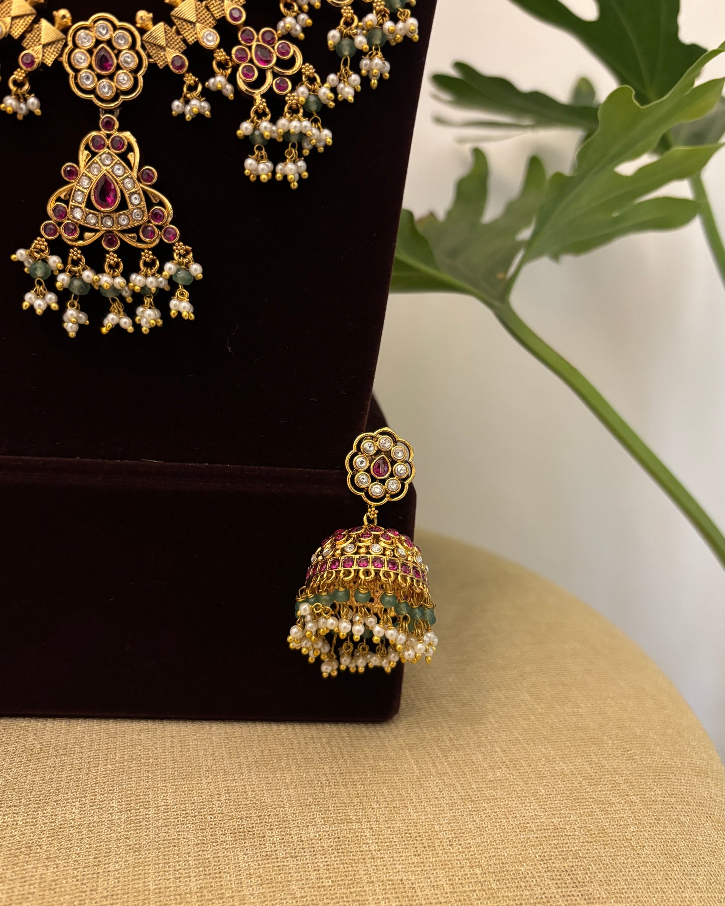 NC675 - Bridal Jadau Kundan Necklace 4